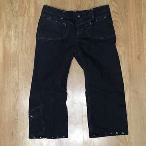 Blinged Out Athleta Dry Dipper Cargo Jeans